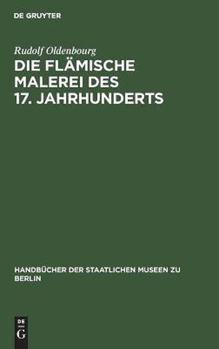 Cover image for Die Flamische Malerei Des 17. Jahrhunderts