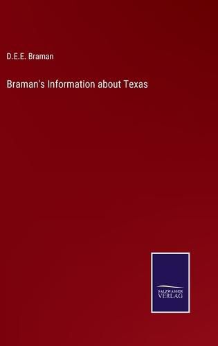 Cover image for Braman's Information about Texas