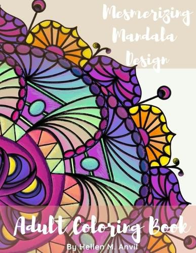 Cover image for Adult Coloring Book - Mesmerizing Mandala Design