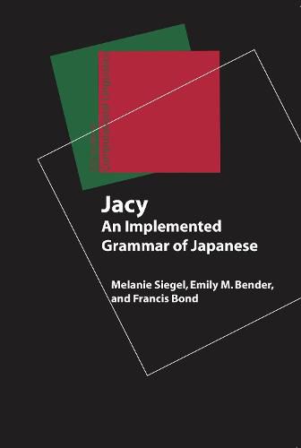 Cover image for Jacy - An Implemented Grammar of Japanese