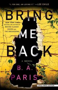 Cover image for Bring Me Back