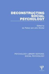 Cover image for Deconstructing Social Psychology