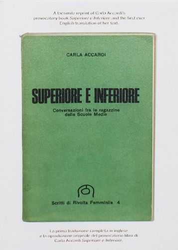 Cover image for Superior and Inferior. Conversations among girls at middle school