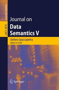 Cover image for Journal on Data Semantics V