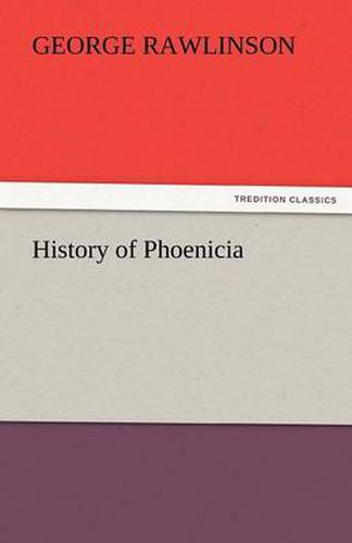 Cover image for History of Phoenicia