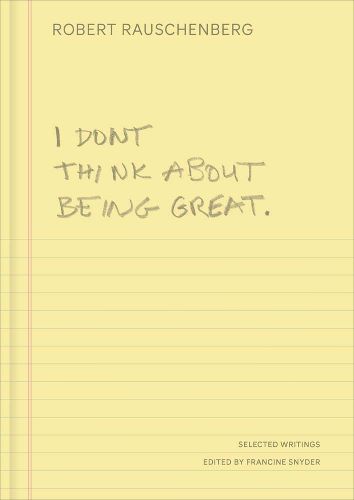 Cover image for I Don't Think About Being Great
