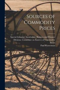 Cover image for Sources of Commodity Prices