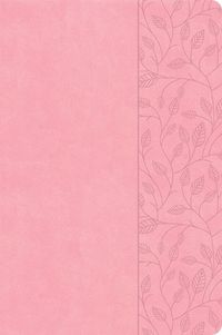 Cover image for CSB Large Print Thinline Bible, Value Edition, Soft Pink Leathertouch