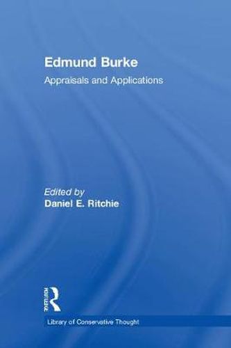 Cover image for Edmund Burke: Appraisals and Applications