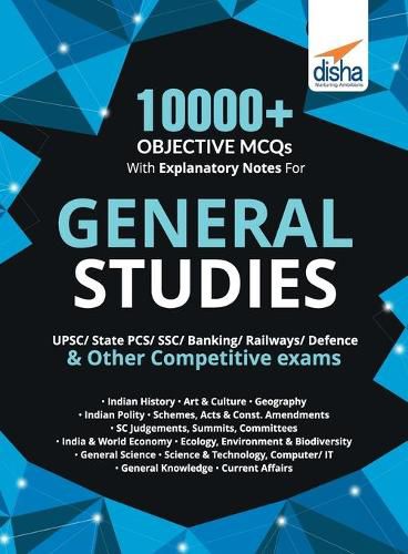 Cover image for 10000+ Objective MCQS with Explanatory Notes for General Studies Upsc/ State Pcs/ Ssc/ Banking/ Railways/ Defence