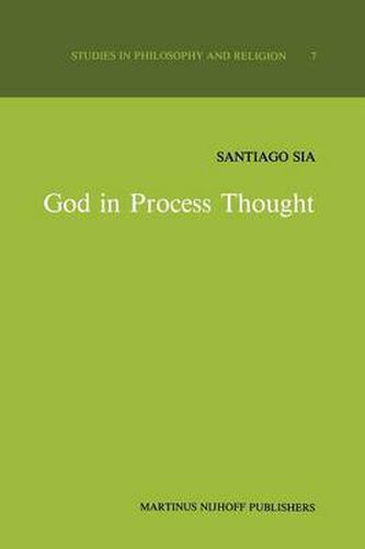 God in Process Thought: A Study in Charles Hartshorne's Concept of God