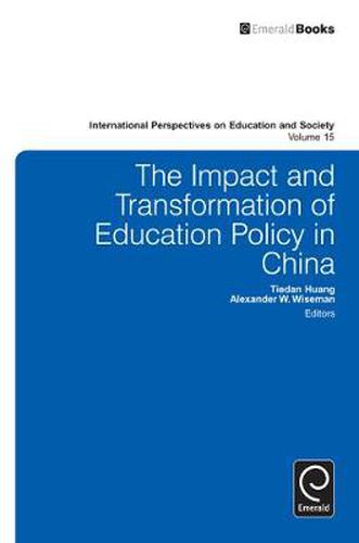 Cover image for The Impact and Transformation of Education Policy in China