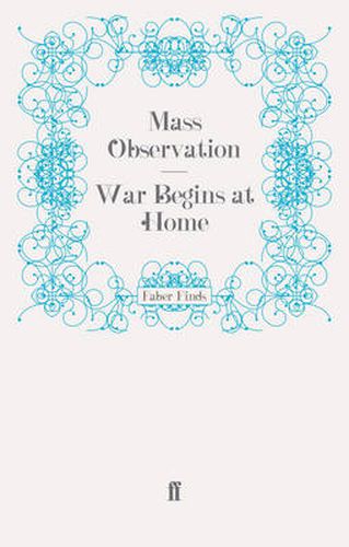 Cover image for War Begins at Home
