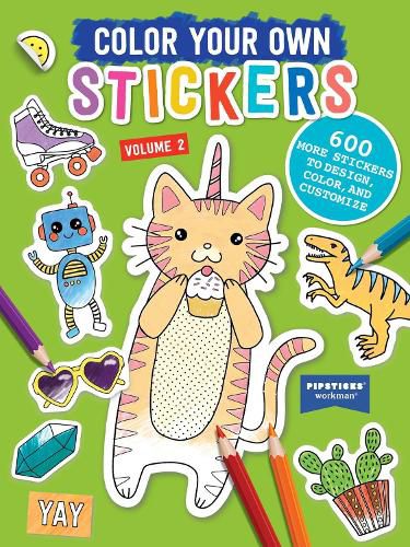 Cover image for Color Your Own Stickers, Volume 2