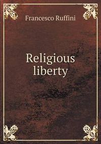 Cover image for Religious liberty