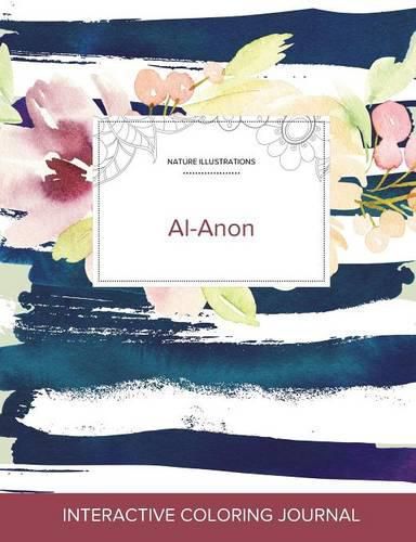 Cover image for Adult Coloring Journal: Al-Anon (Nature Illustrations, Nautical Floral)