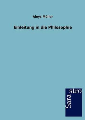 Cover image for Einleitung in die Philosophie