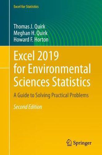 Excel 2019 for Environmental Sciences Statistics: A Guide to Solving Practical Problems