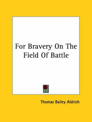 Cover image for For Bravery on the Field of Battle