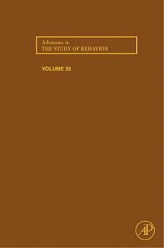 Cover image for Advances in the Study of Behavior