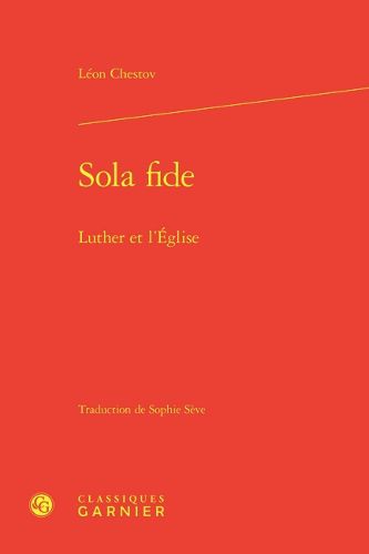Cover image for Sola Fide