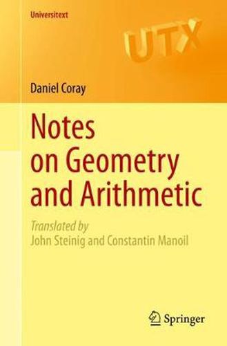 Cover image for Notes on Geometry and Arithmetic