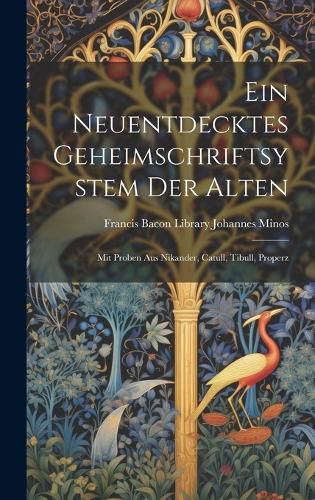 Cover image for Ein Neuentdecktes Geheimschriftsystem der Alten