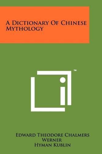 Cover image for A Dictionary of Chinese Mythology