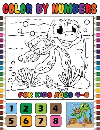 Color by Numbers for Kids Ages 4-8