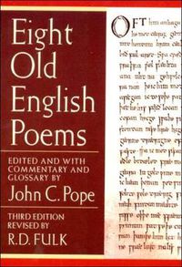 Cover image for Eight Old English Poems