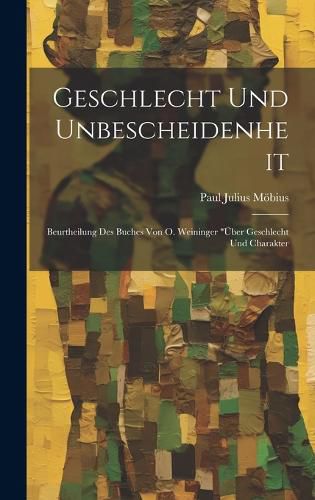Cover image for Geschlecht Und Unbescheidenheit