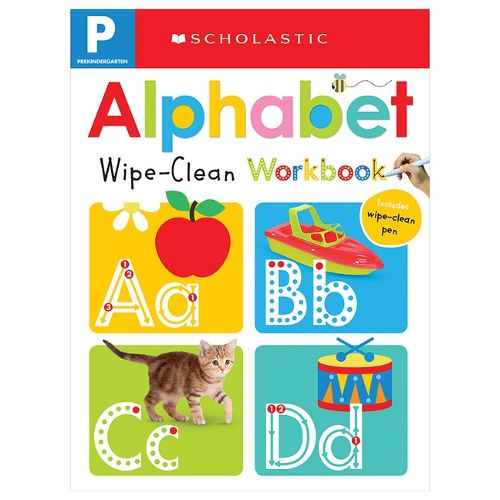 Cover image for Pre-K Alphabet Wipe-Clean Workbook: Scholastic Early Learners (Wipe-Clean)