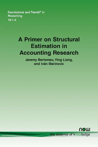 Cover image for A Primer on Structural Estimation in Accounting Research