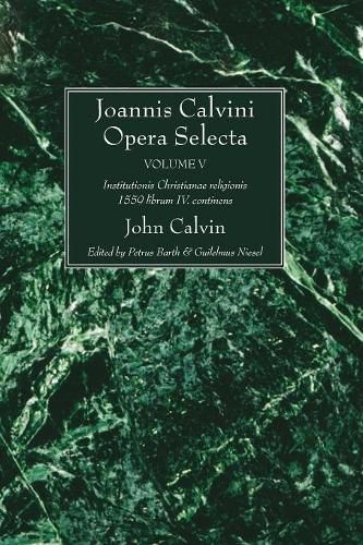 Cover image for Joannis Calvini Opera Selecta, vol. V