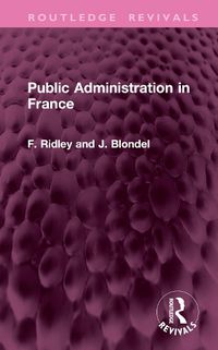 Cover image for Public Administration in France