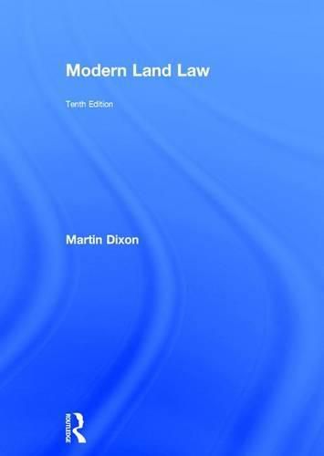 Cover image for Modern Land Law