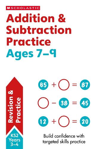 Cover image for Addition & Subtraction Practice Ages 7-9
