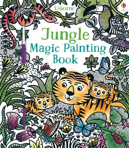 Cover image for Jungle Magic Painting Book