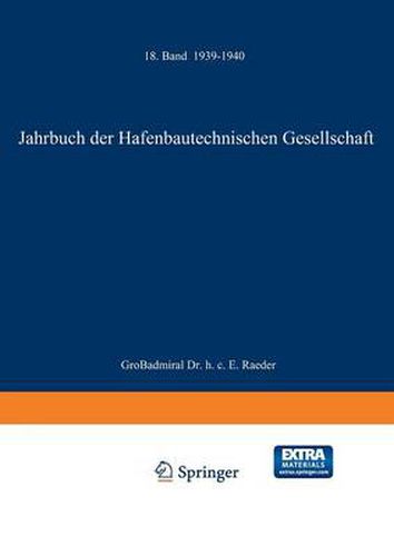 Cover image for Jahrbuch Der Hafenbautechnischen Gesellschaft: 1939-1940