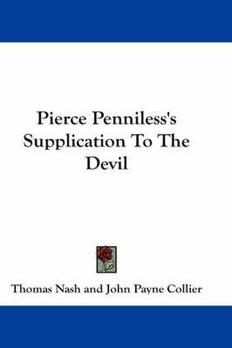 Cover image for Pierce Penniless's Supplication to the Devil