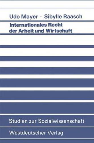 Cover image for Internationales Recht der Arbeit und Wirtschaft