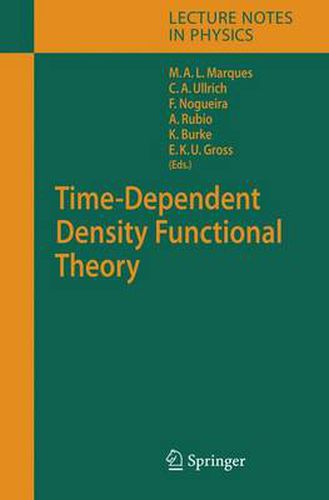 Cover image for Time-Dependent Density Functional Theory