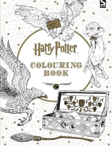 Cover image for Harry Potter Colouring Book: An official colouring book