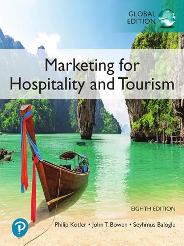 Cover image for Marketing for Hospitality and Tourism, Global Edition