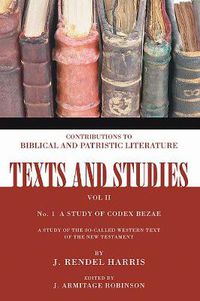 Cover image for Codex Bezae: A Study of the So-Called Western Text of the New Testament