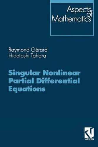 Cover image for Singular Nonlinear Partial Differential Equations