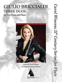 Cover image for Three Duos for Two Flutes and Piano