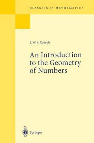 Cover image for An Introduction to the Geometry of Numbers