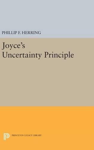 Cover image for Joyce's Uncertainty Principle