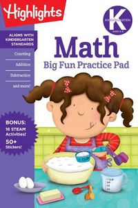Cover image for Kindergarten Math Big Fun Practice Pad